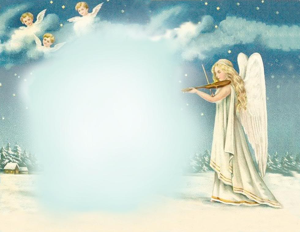 593 Christmas Angel Background Premium High Res.