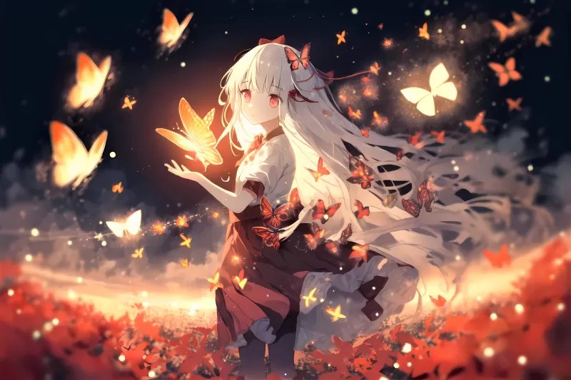 Anime girl Wallpapers and Backgrounds - WallpaperCG