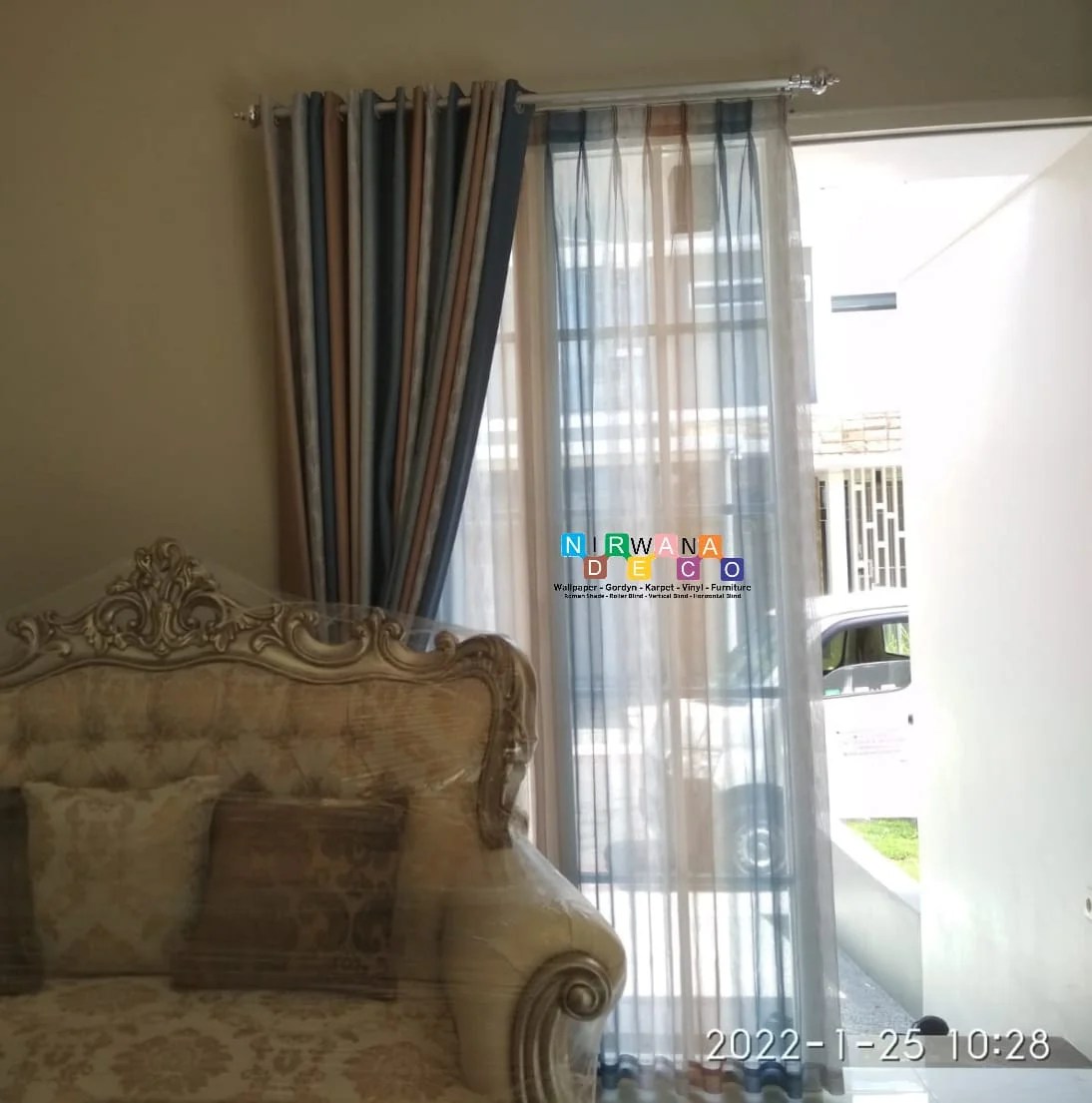 Pemasangan Gorden Di Jl Perum Kuantan Regency Nogotirto