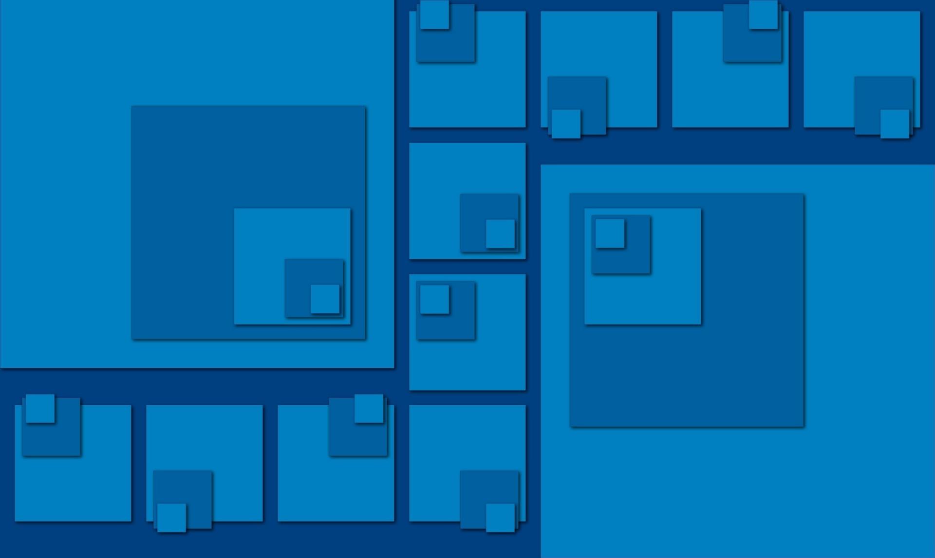 Blue squares Wallpaper HD Download