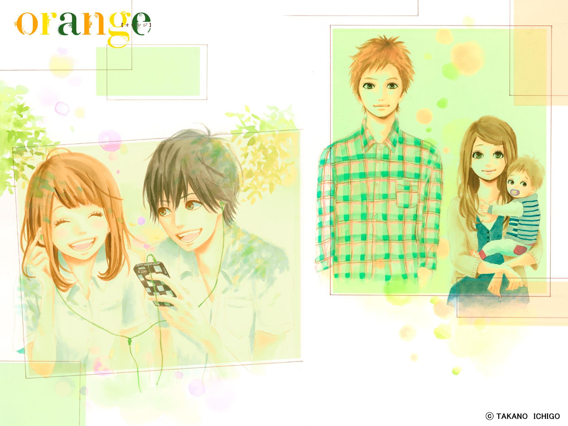 Orange Anime Wallpaper HD Download
