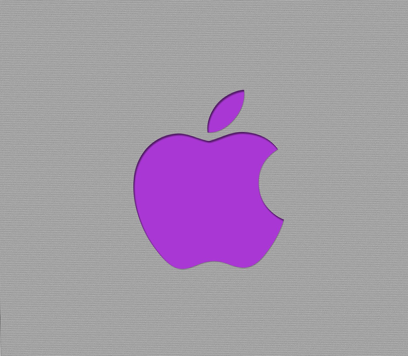 purple apple logo Wallpaper HD Download
