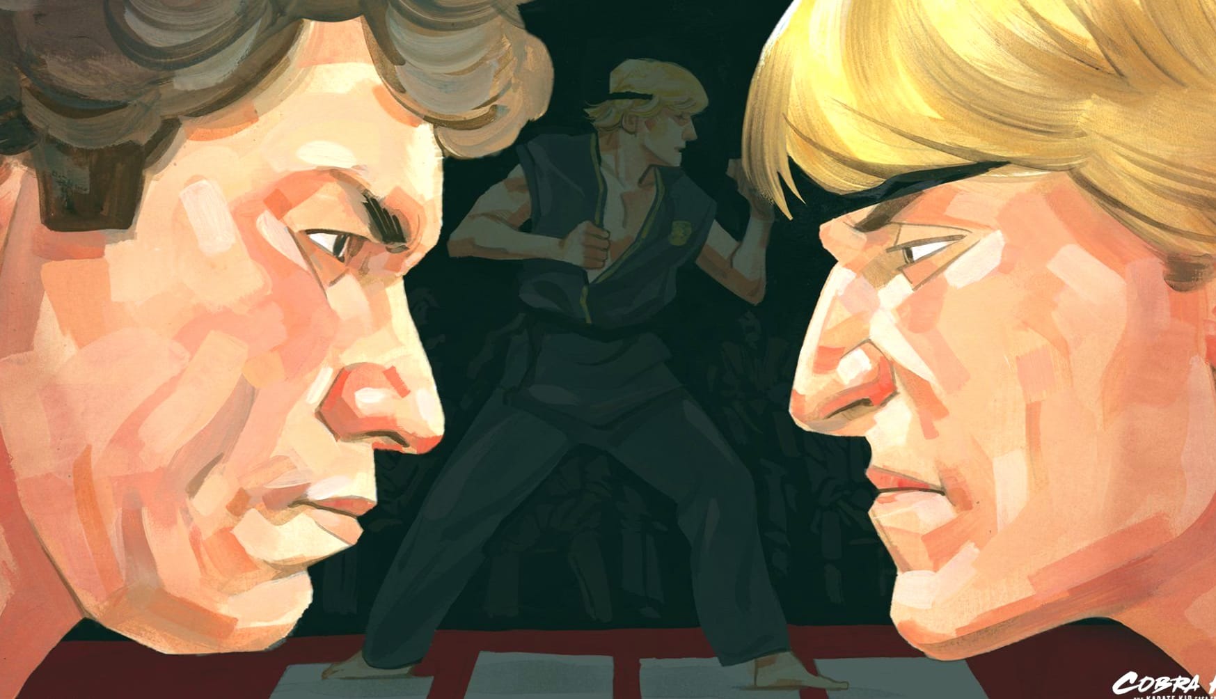 Cobra Kai 2048 x 2048 iPad wallpaper download