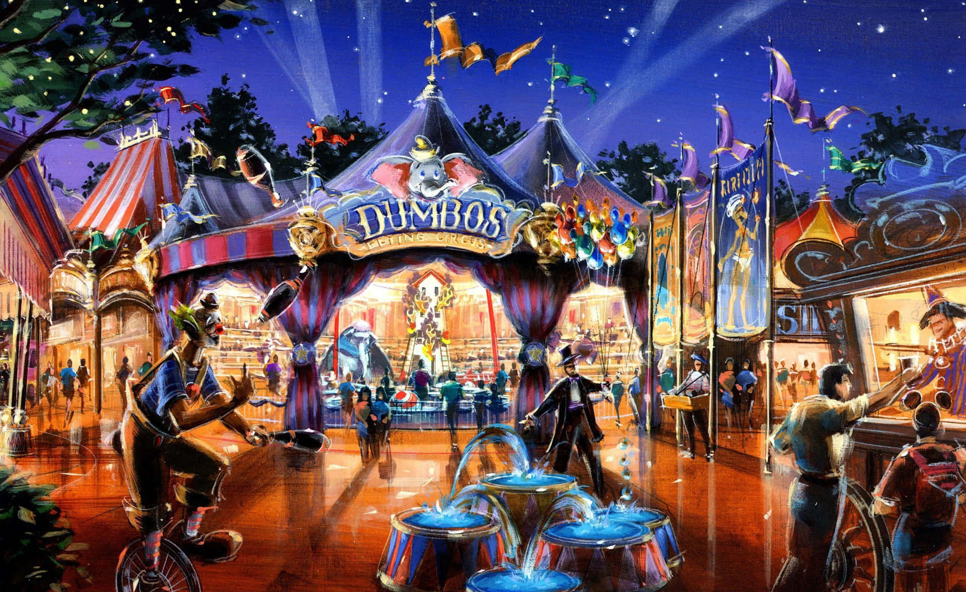 Download Acrobatics and Thrills at the Circus | Wallpapers.com