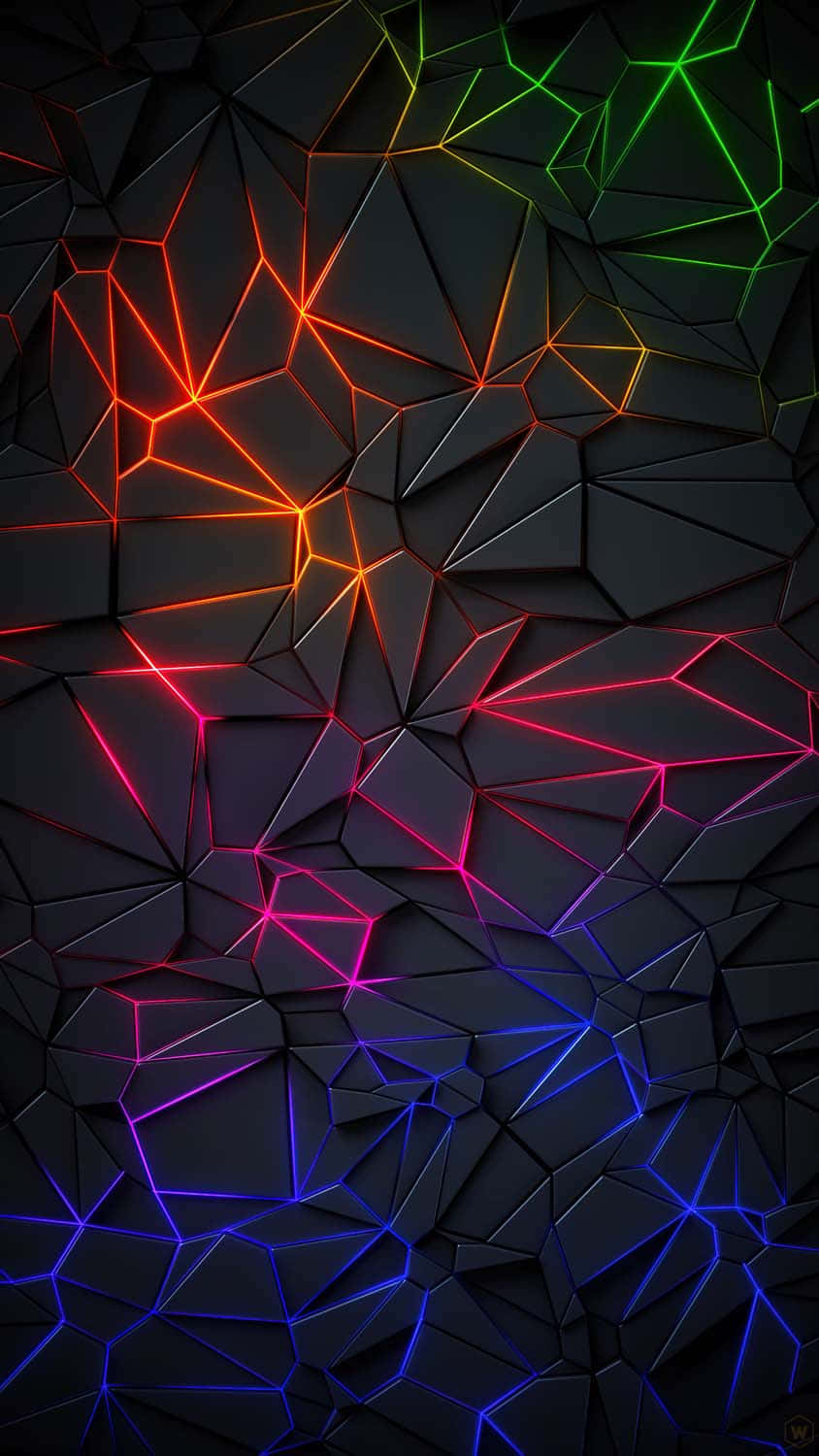 Download Lights Black Pattern Wallpaper