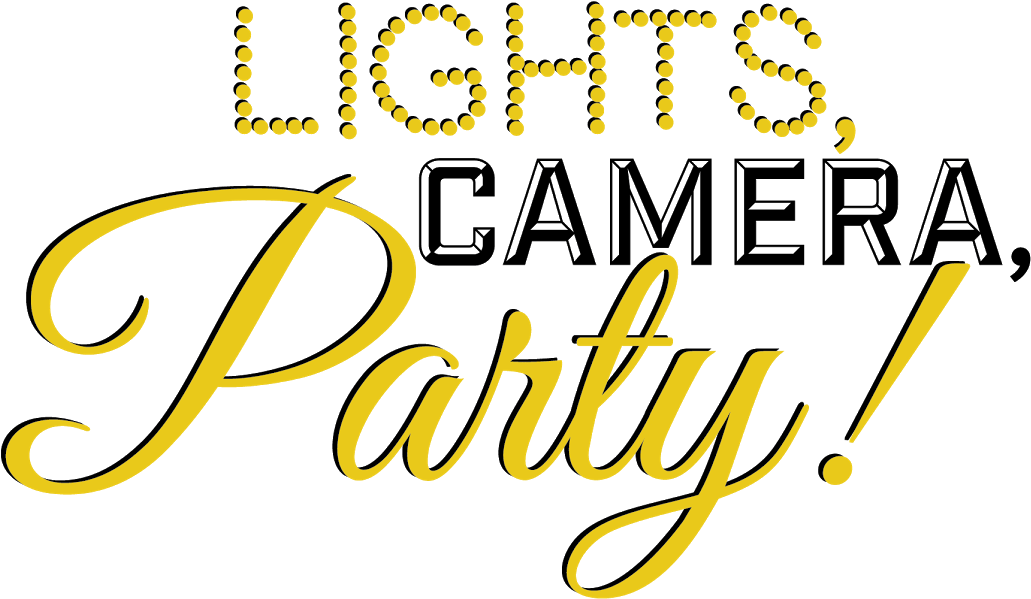 Download Lights Camera Party Event Graphic