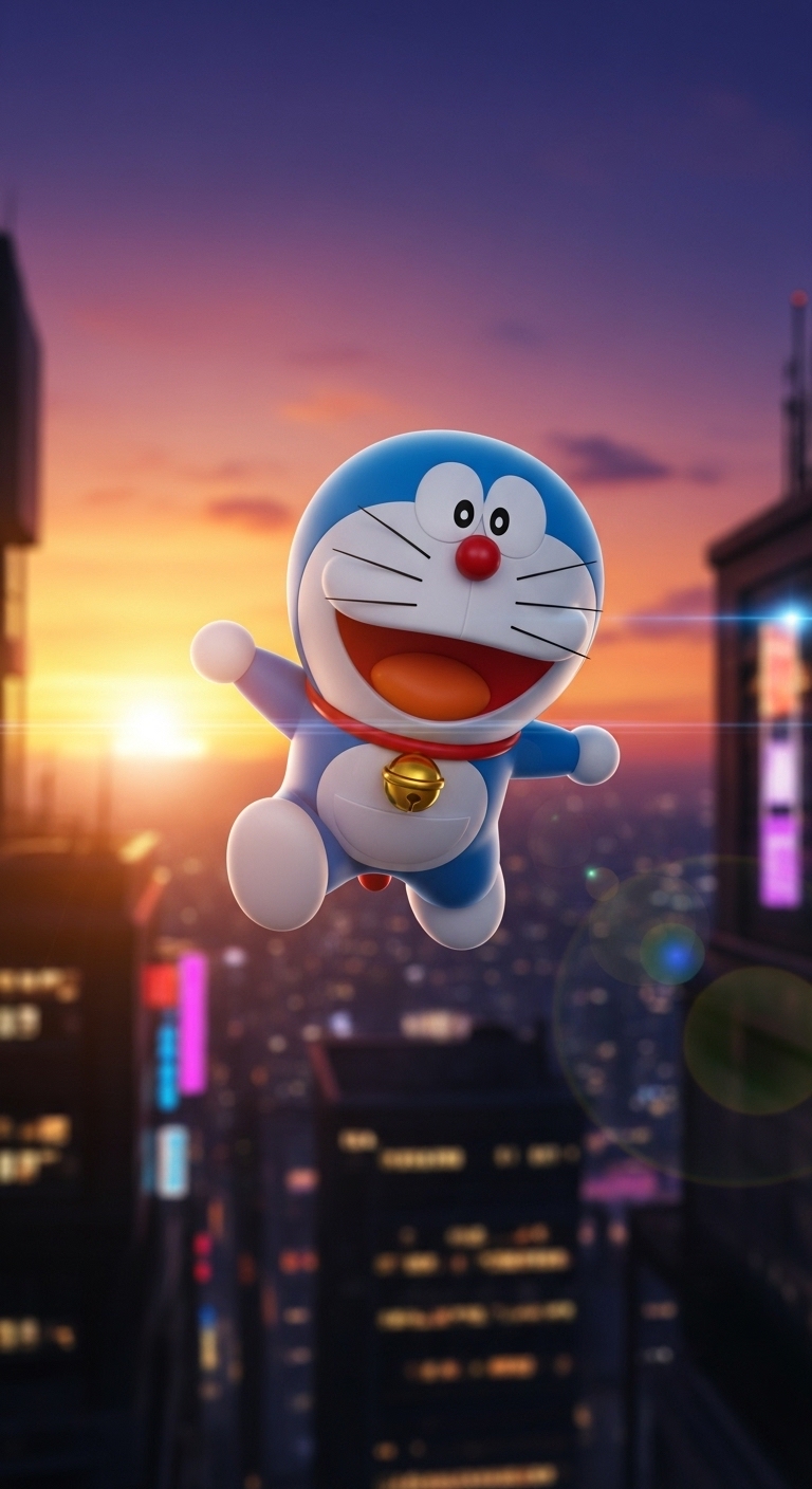 Doraemon Depth Effect + Spatial Scene (3D) Wallpapers Central
