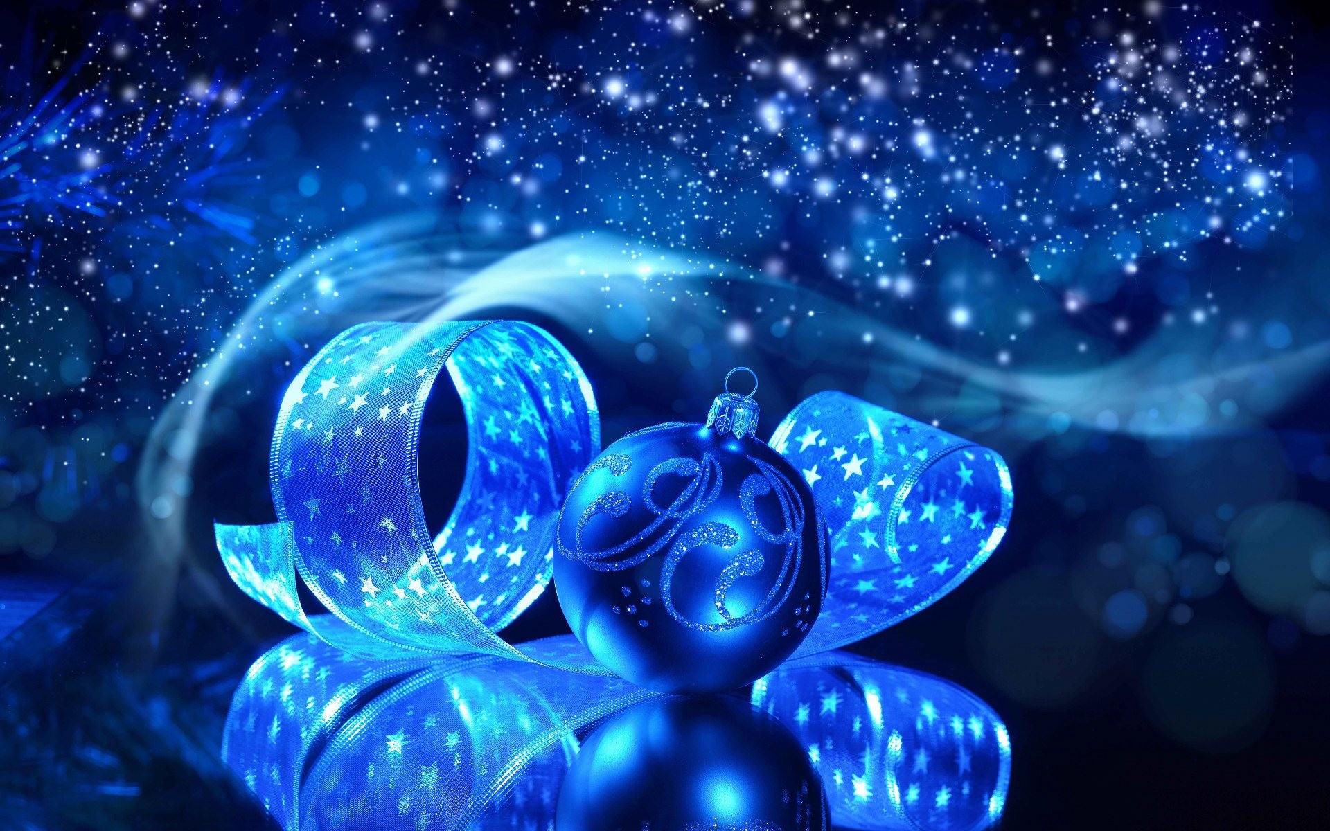 Blue Christmas Wallpaper (66+ pictures)