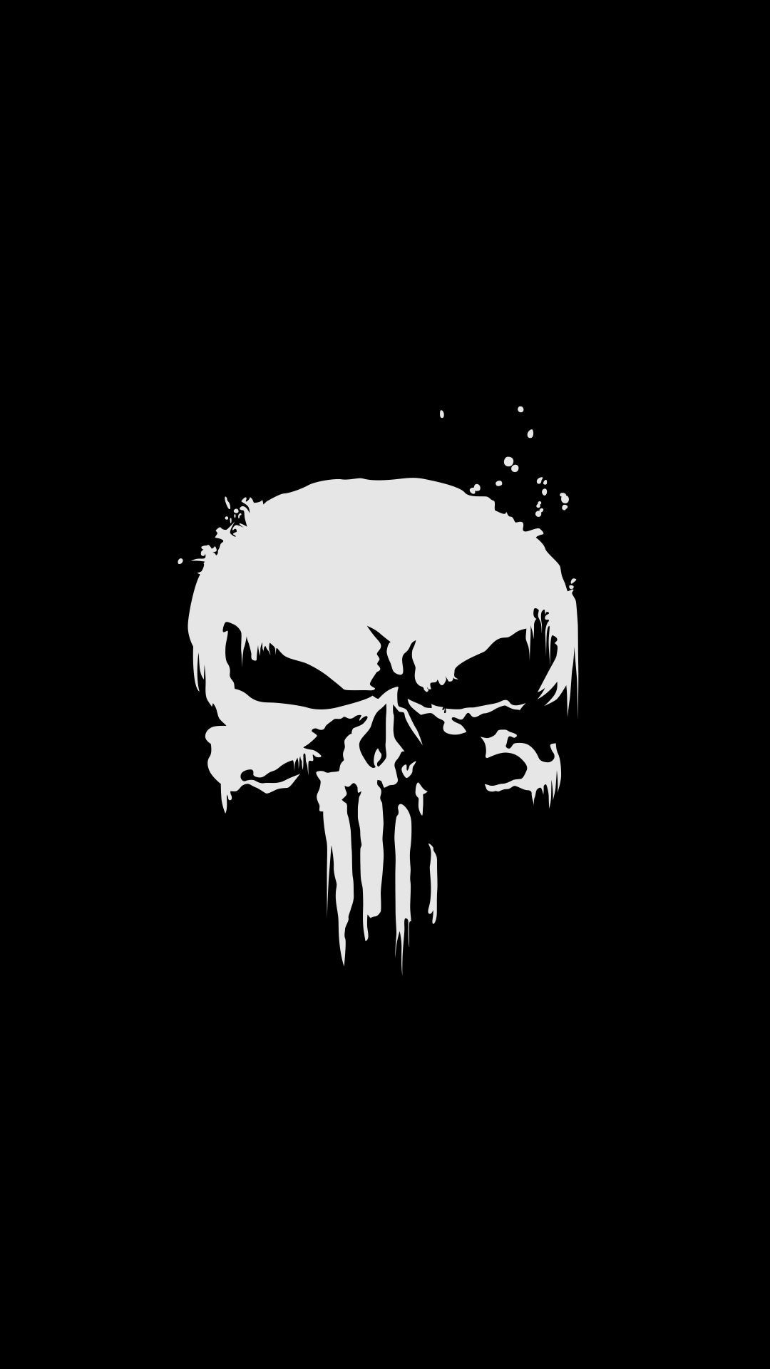 Red Punisher Skull Wallpaper