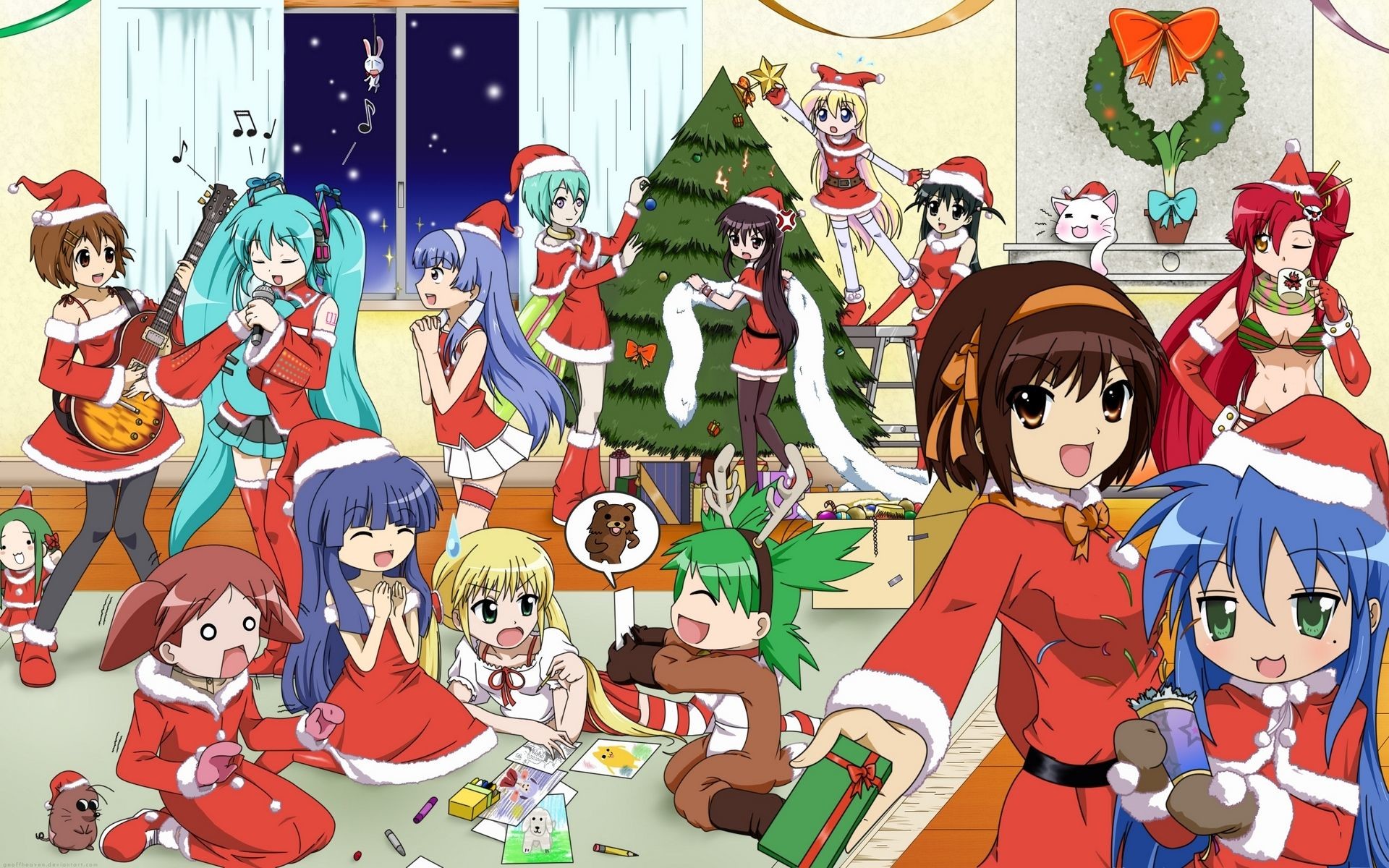 26+ Anime Christmas Wallpaper 1920x1080 Orochi Wallpaper