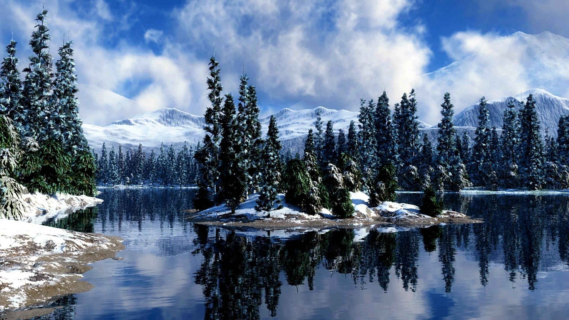 Winter Landscape Wallpaper (80+ pictures)