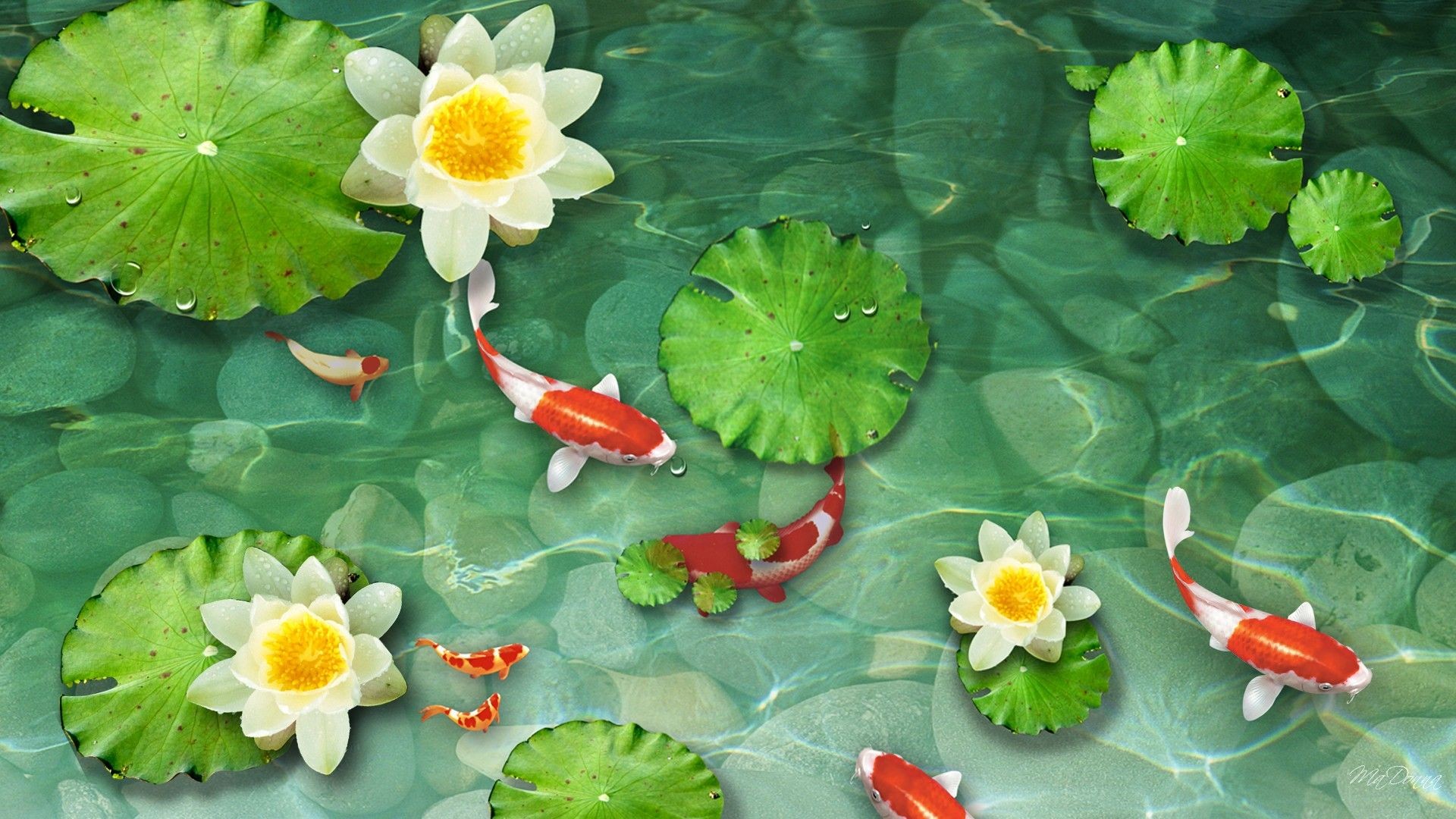 Lily Pad Wallpaper (54+ pictures)