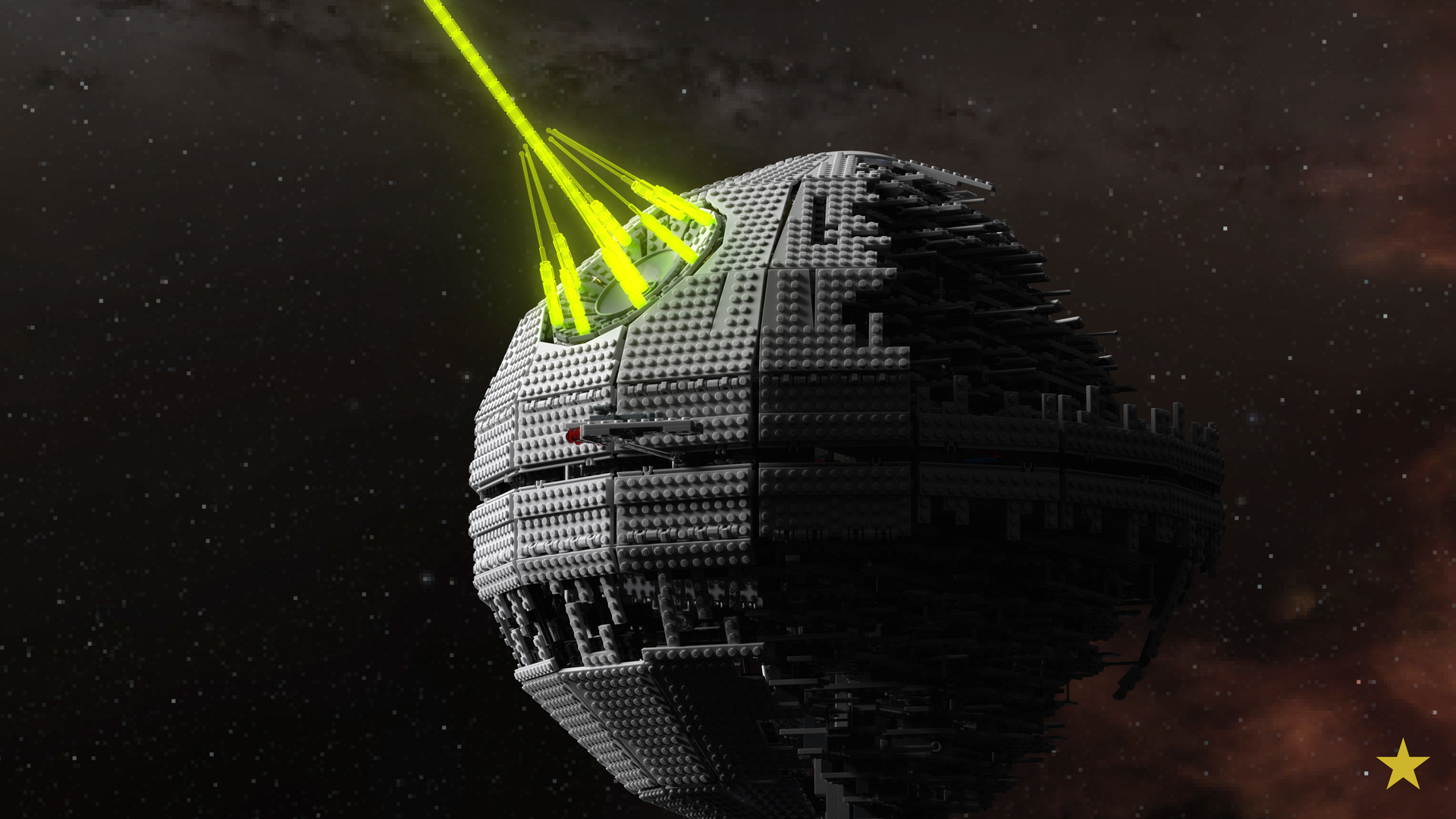 X-Wing Pilot (Death Star Trench Run) Zoom Video Background
