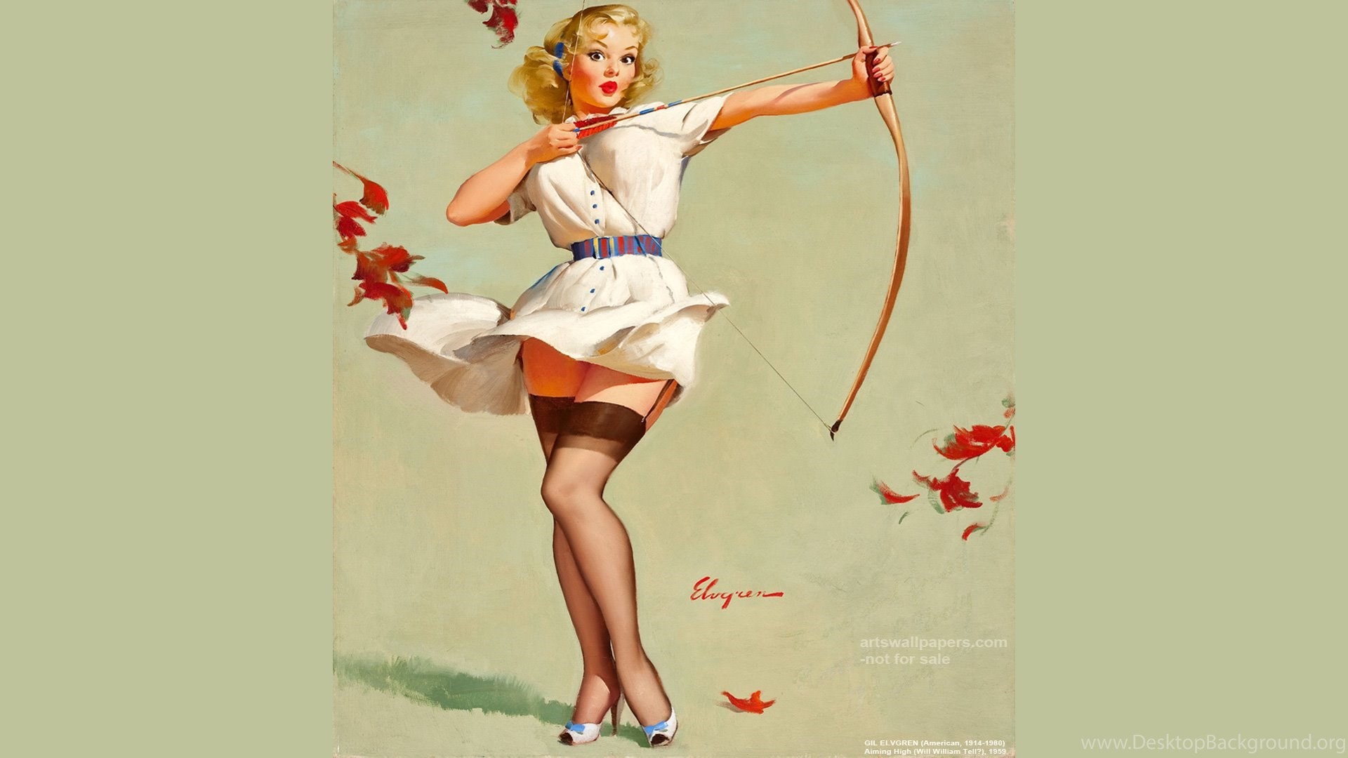 Vintage Pin Up Wallpaper (62+ pictures)