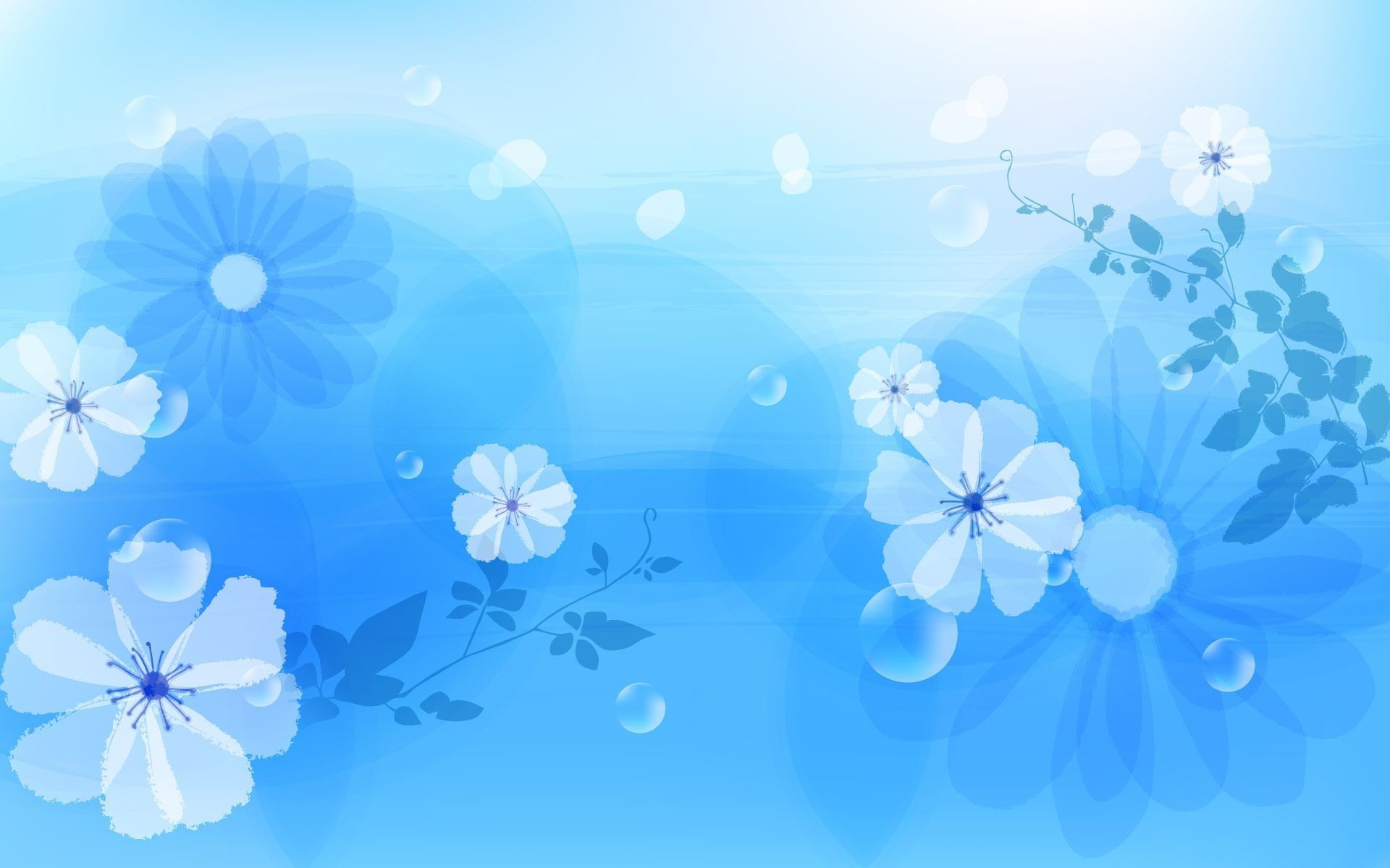 Blue Flowers Wallpaper (62+ pictures)