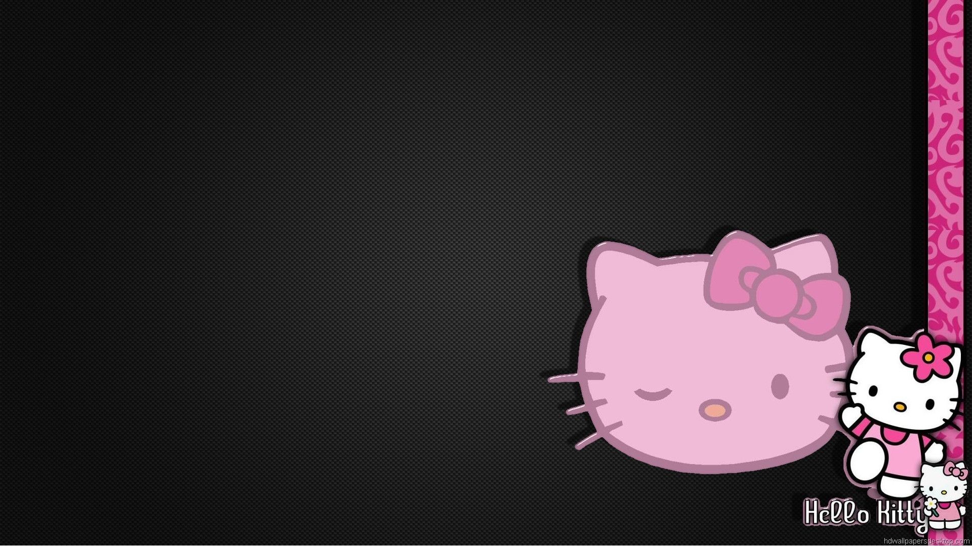 Pink and Black Hello Kitty Background (59+ pictures)