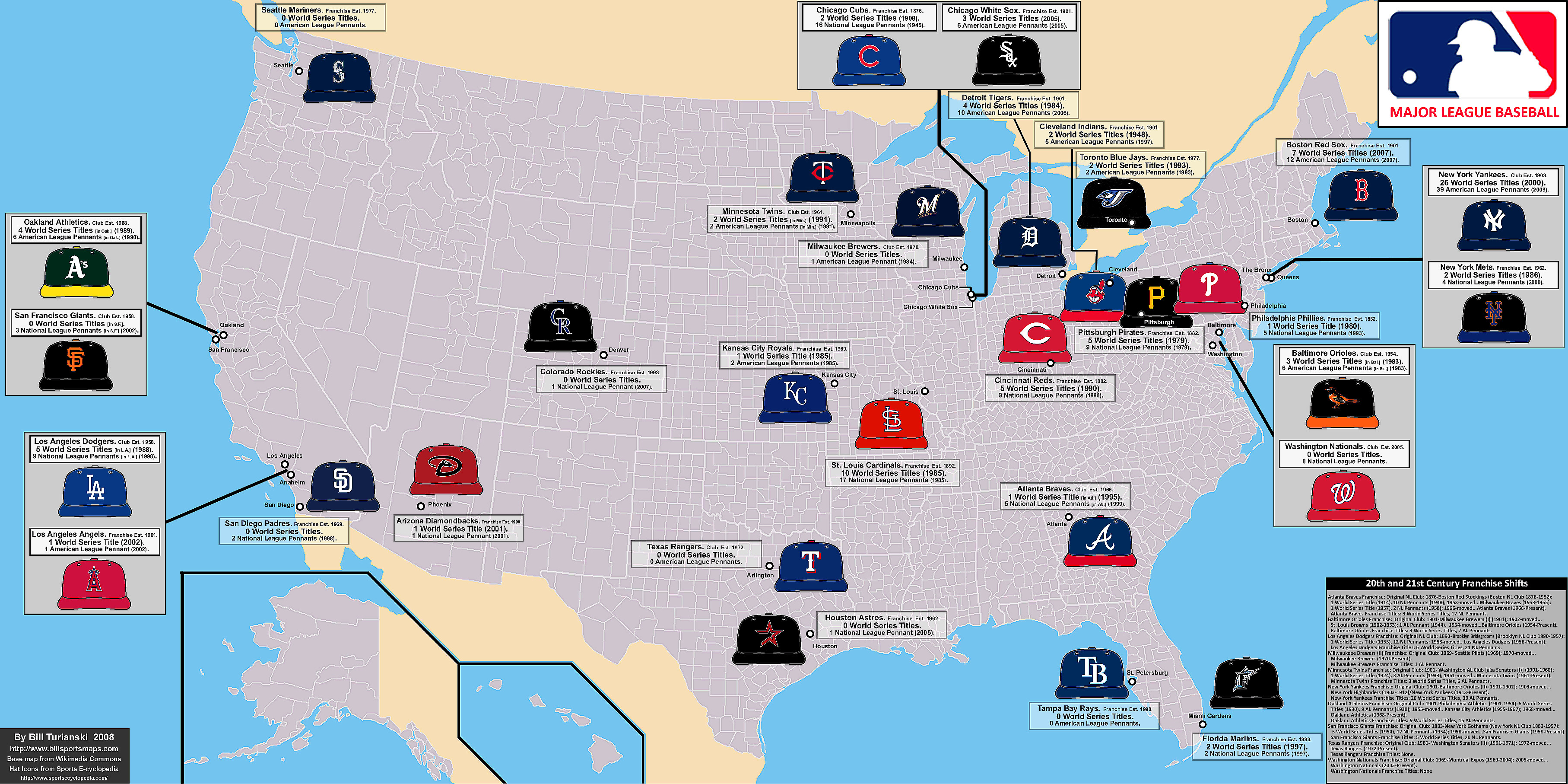 Mlb Teams Map