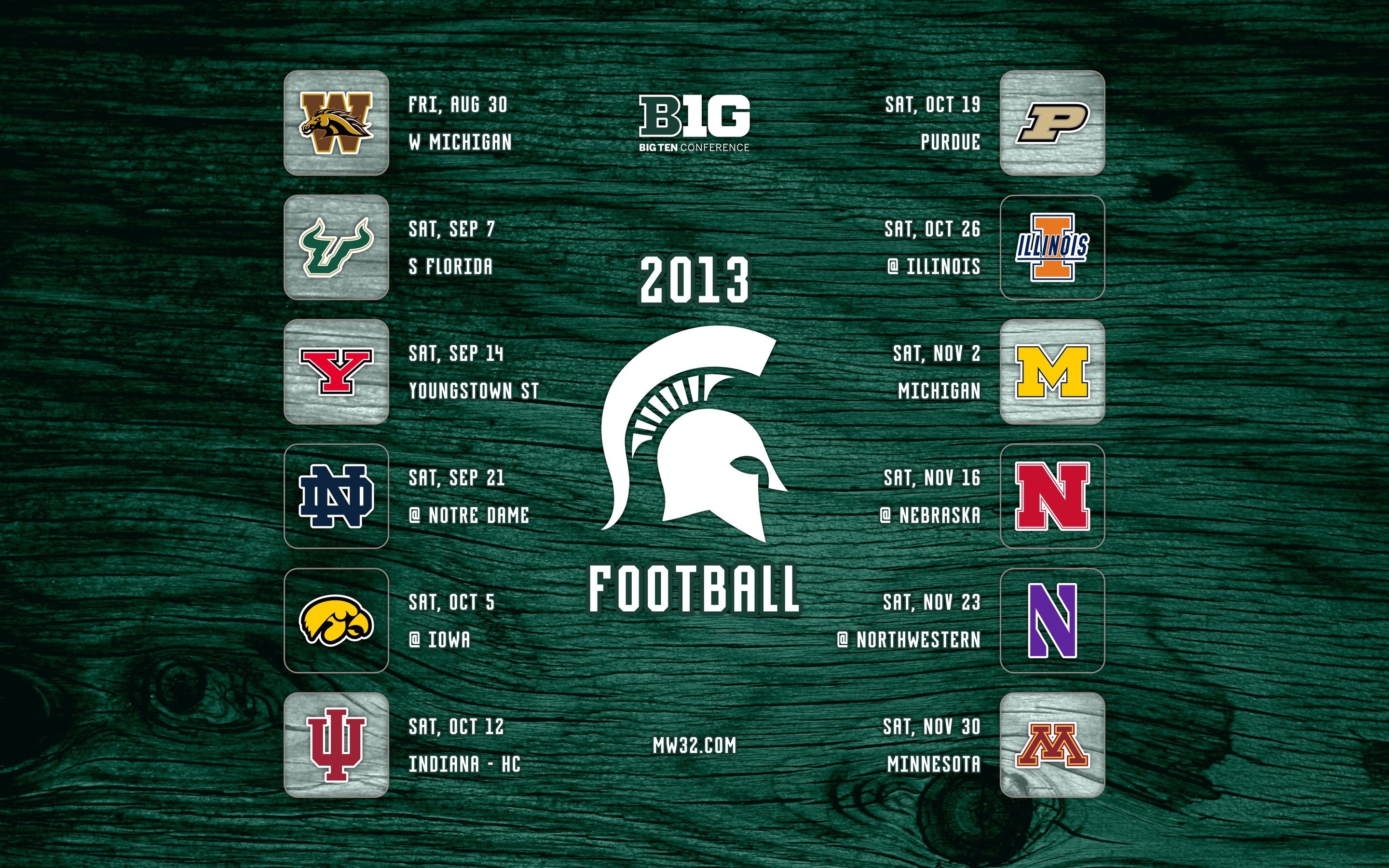 Msu Football Schedule 2018 Wallpaper (73+ pictures) - WallpaperSet