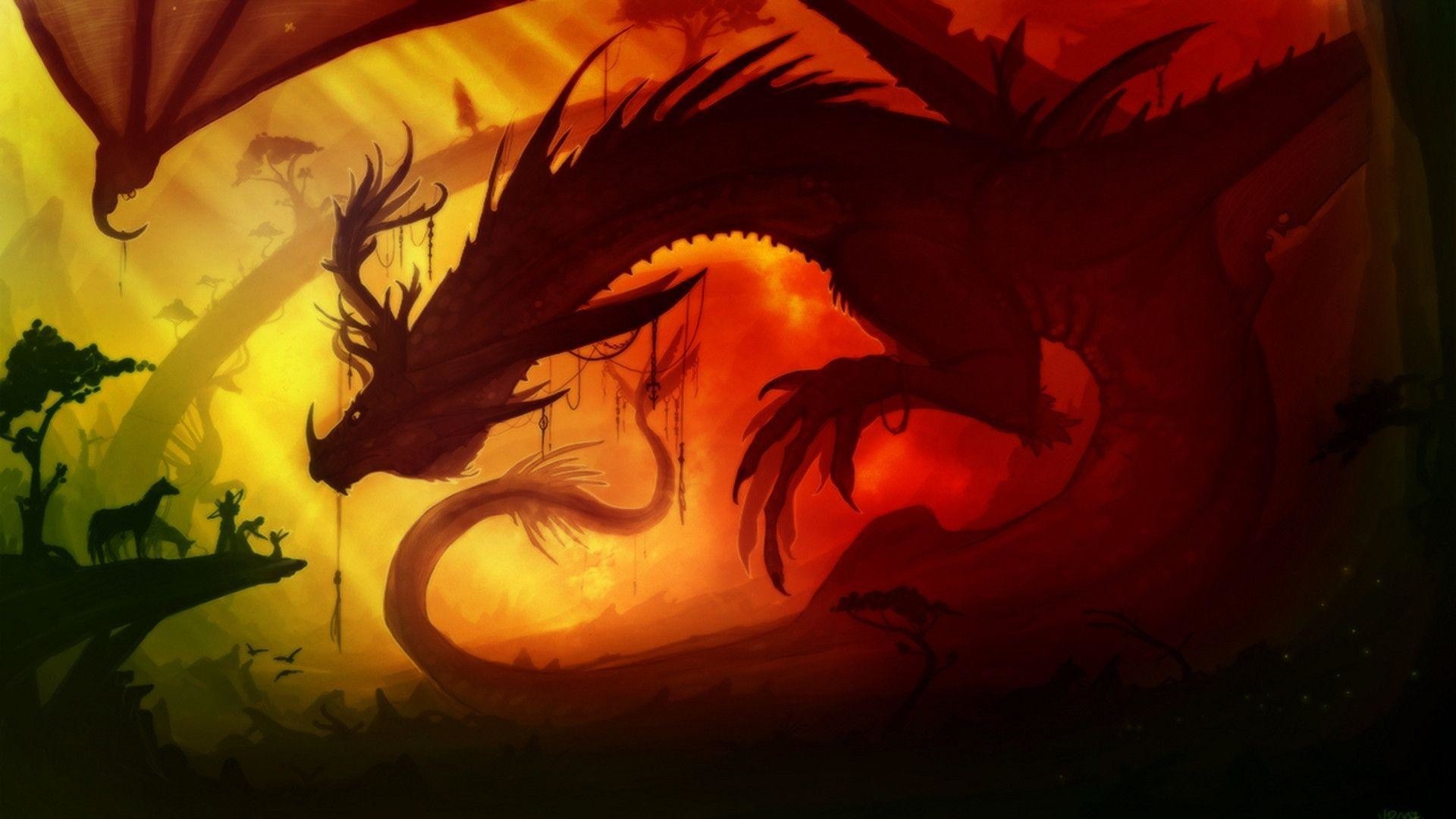 Red Dragon Wallpaper (66+ pictures)