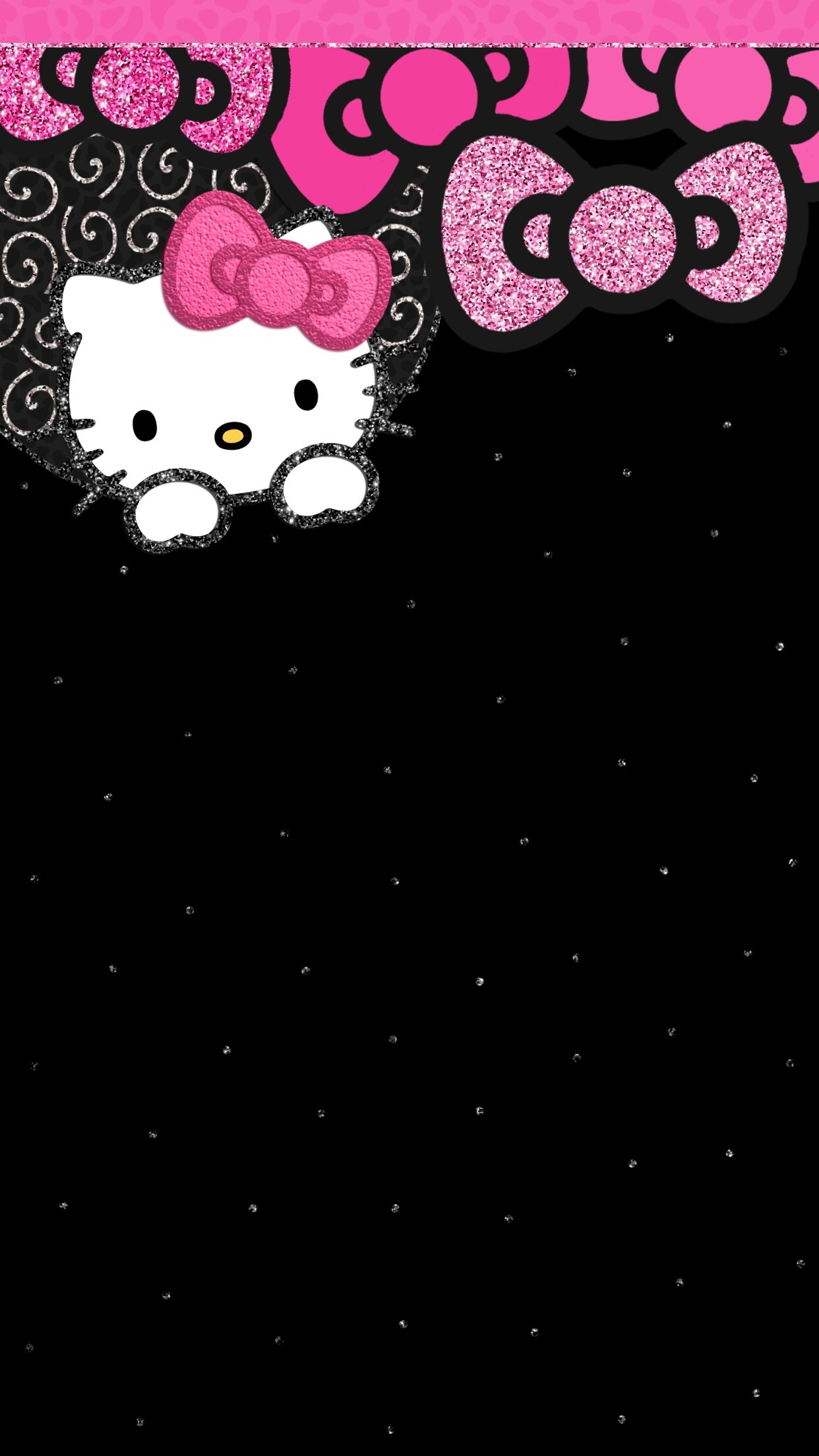 Pink and Black Hello Kitty Background (59+ pictures)