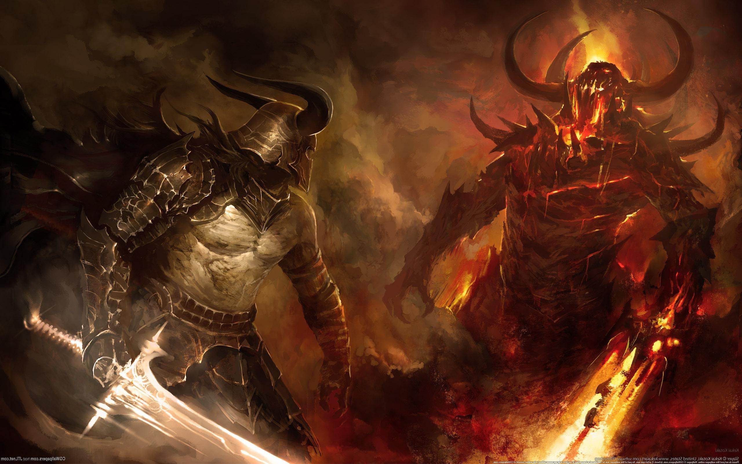 Good Vs Evil Battle Wallpaper