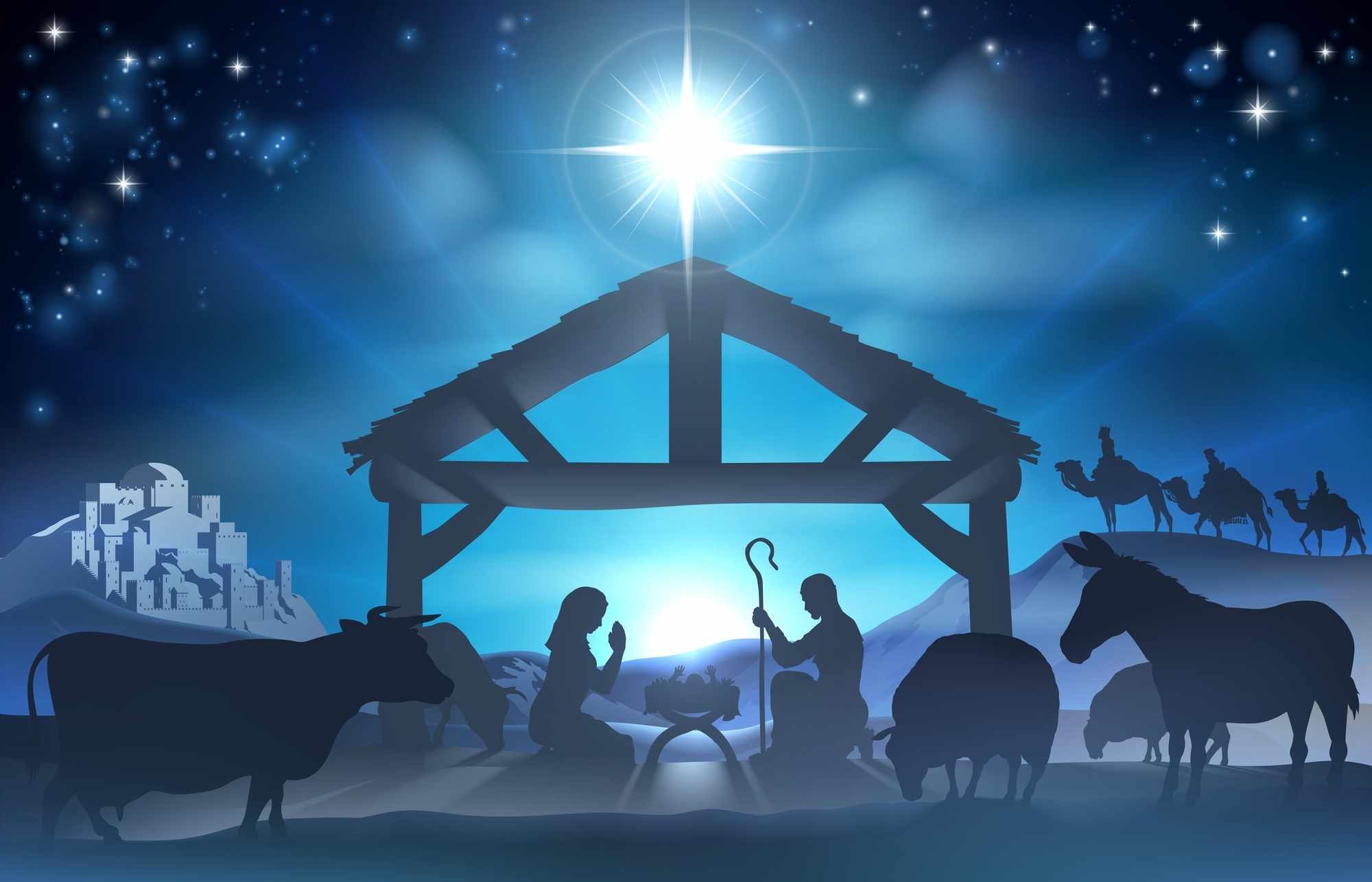 Religious Christmas Wallpapers (73+ pictures)