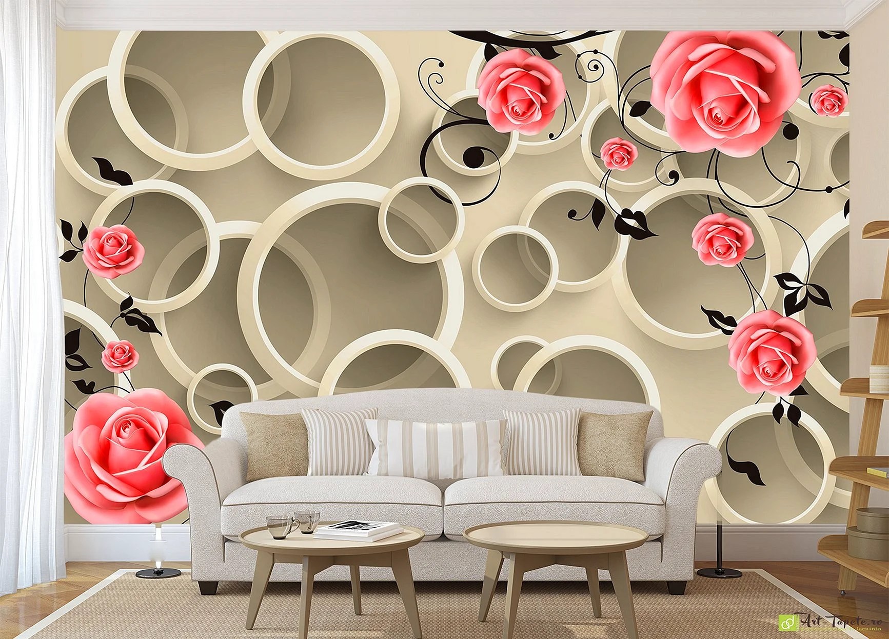 Flower Wall Mural Wallpapers Free Flower Wall Mural Backgrounds