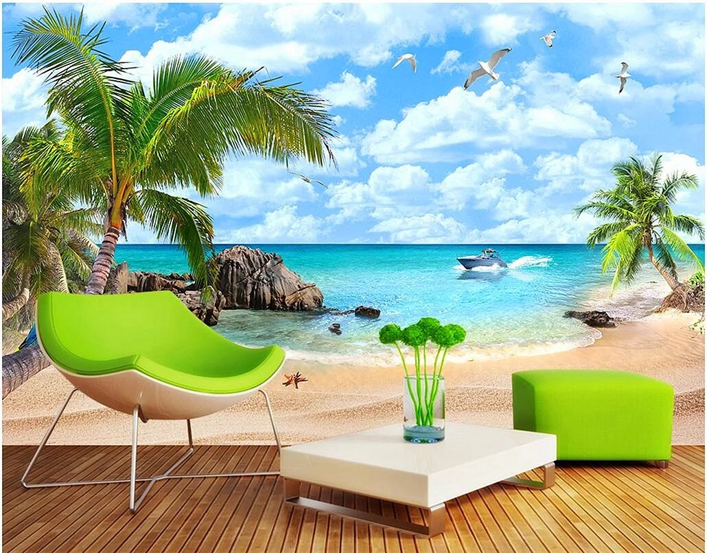 Beach Wall Mural Wallpapers Free Beach Wall Mural Backgrounds