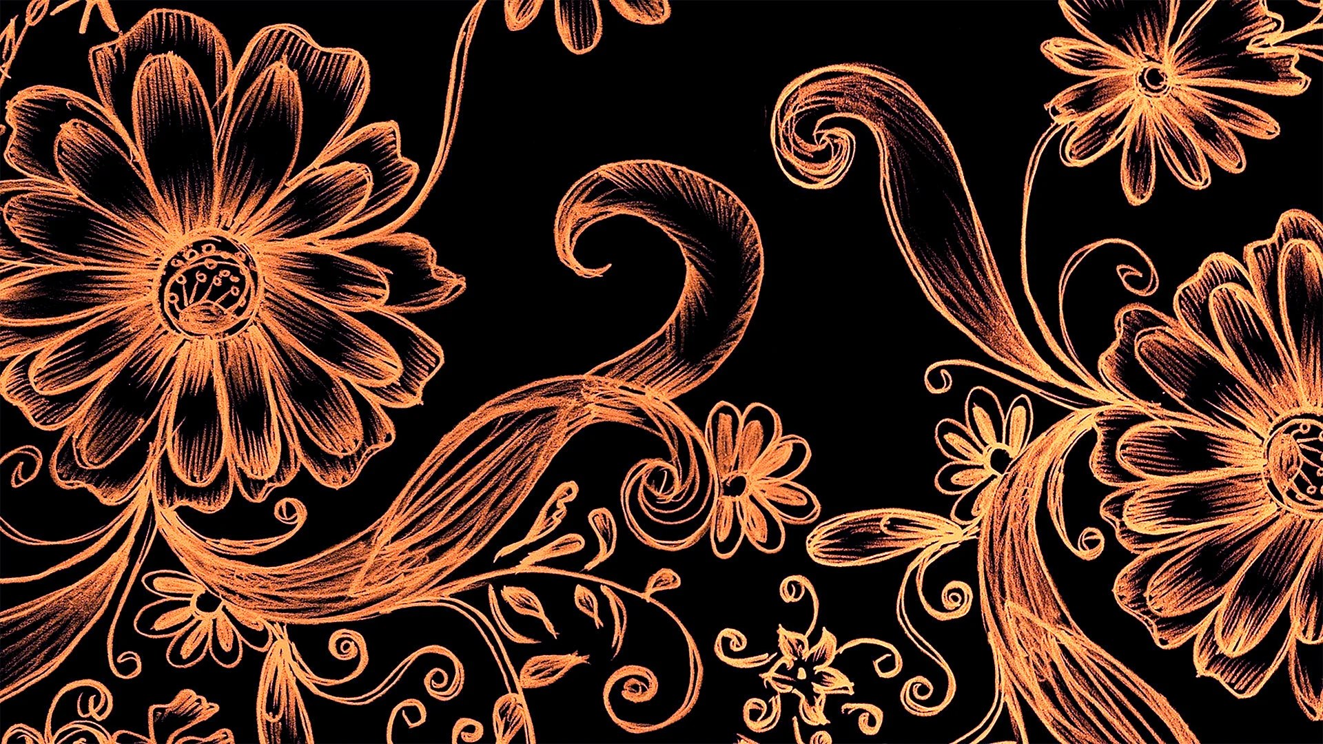 Black And Gold Flower Wallpapers Free Black And Gold Flower