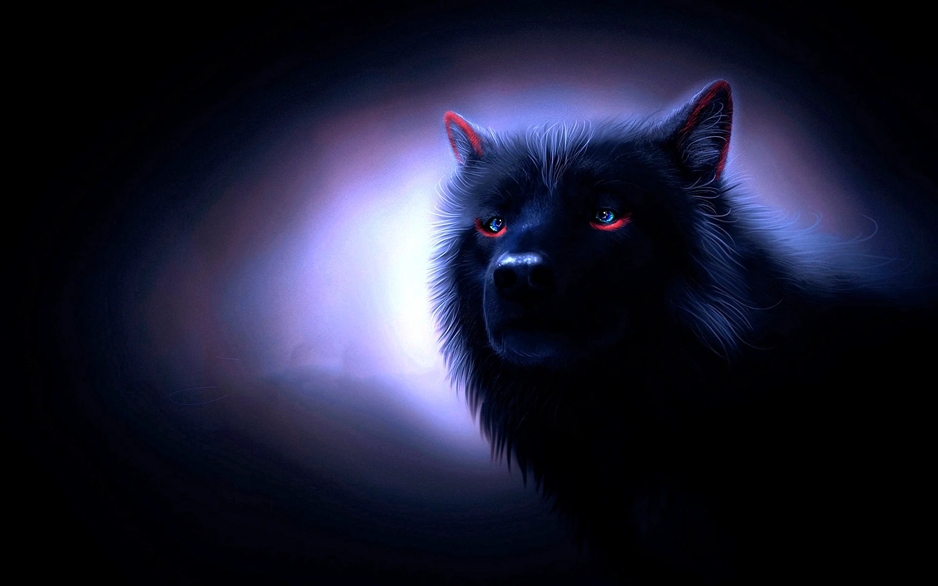 Red And Black Wolf Wallpapers WallpapersHigh