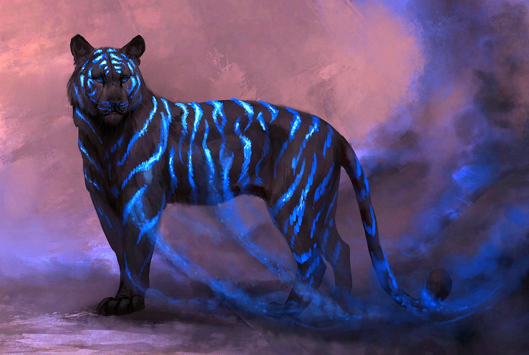 Blue Flame Blue Tiger Wallpapers Free Blue Flame Blue Tiger