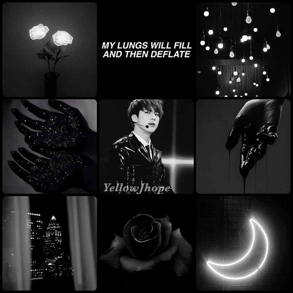BTS Black Aesthetic Wallpapers Free BTS Black Aesthetic Backgrounds