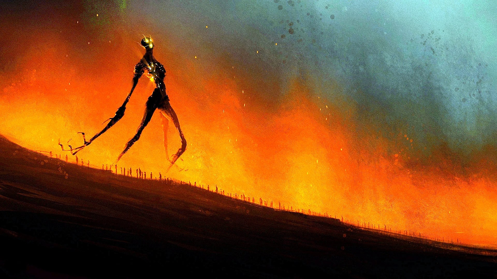 Black And Orange Aesthetic Wallpapers WallpapersHigh