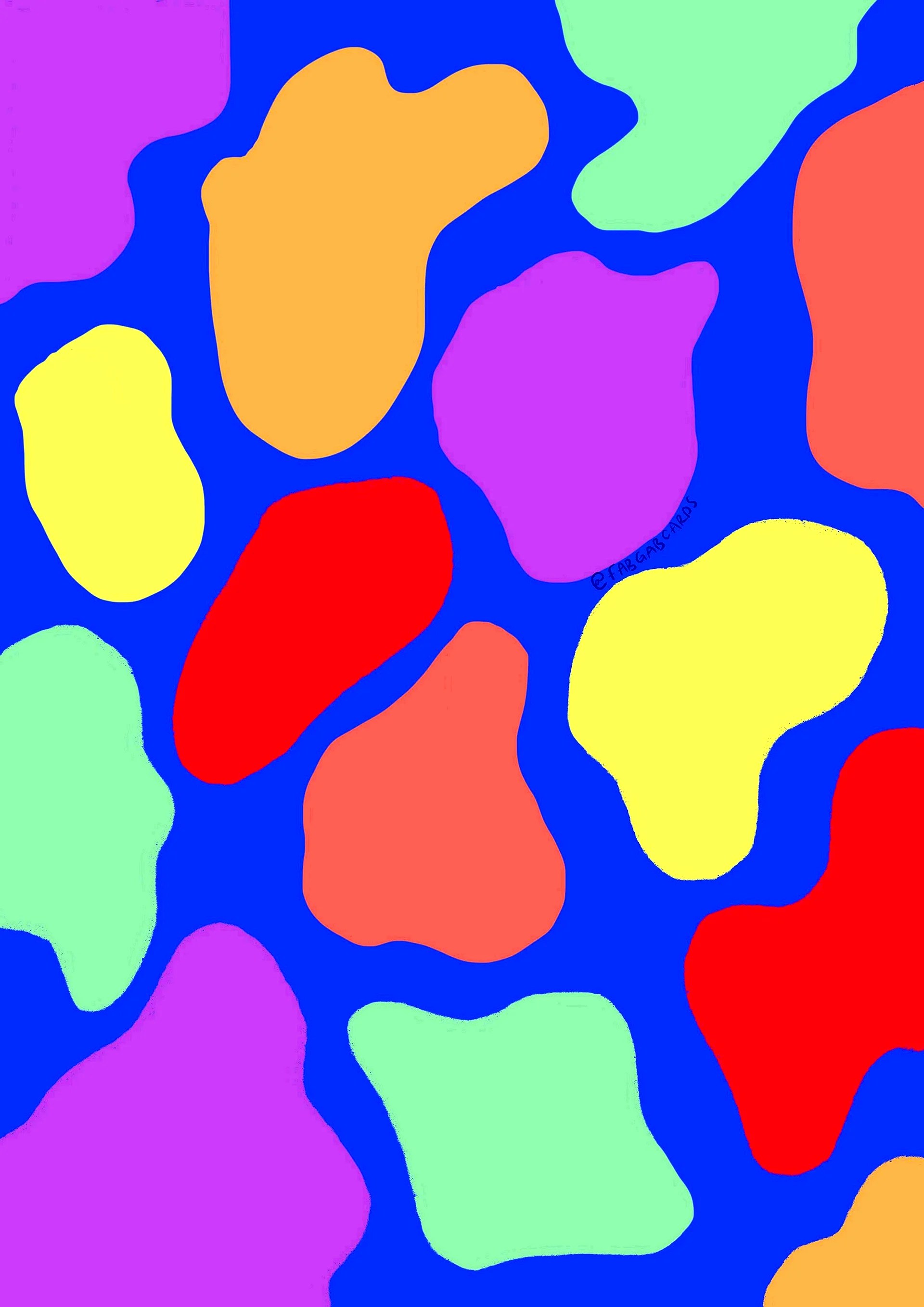 Aesthetic Blue Cow Print Wallpapers Wallpapers High Resolution