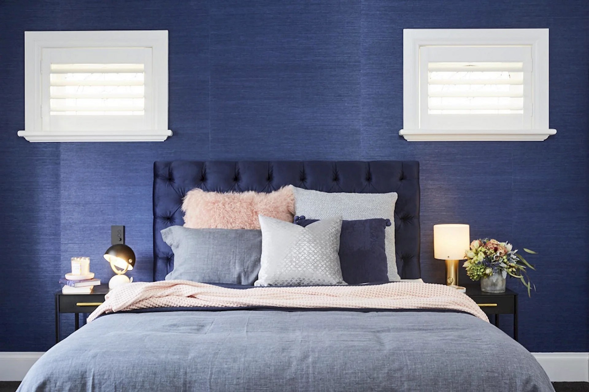 Dark Blue Bedroom Wallpapers WallpapersHigh