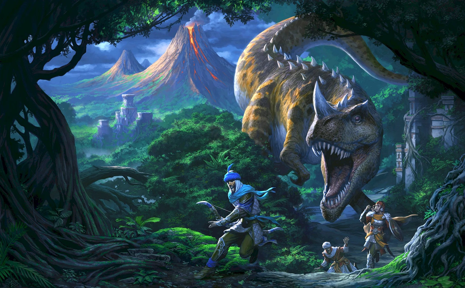 Dinosaur Couple Wallpapers WallpapersHigh