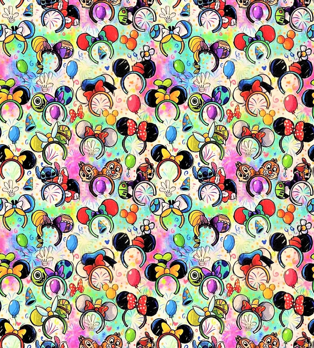 Disney Pattern Wallpapers Free Disney Pattern Backgrounds