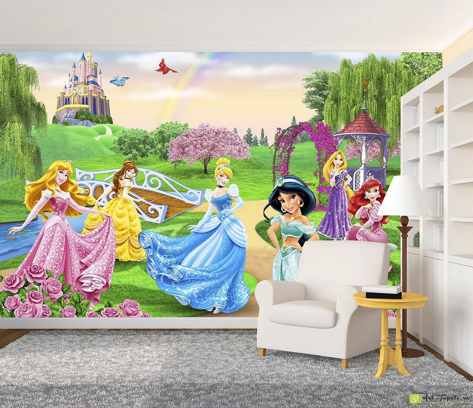 Disney Castle Wall Mural Wallpapers Free Disney Castle Wall Mural