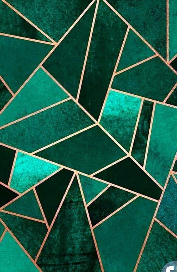 Download Emerald Green Art Deco Wallpaper WallpapersHigh