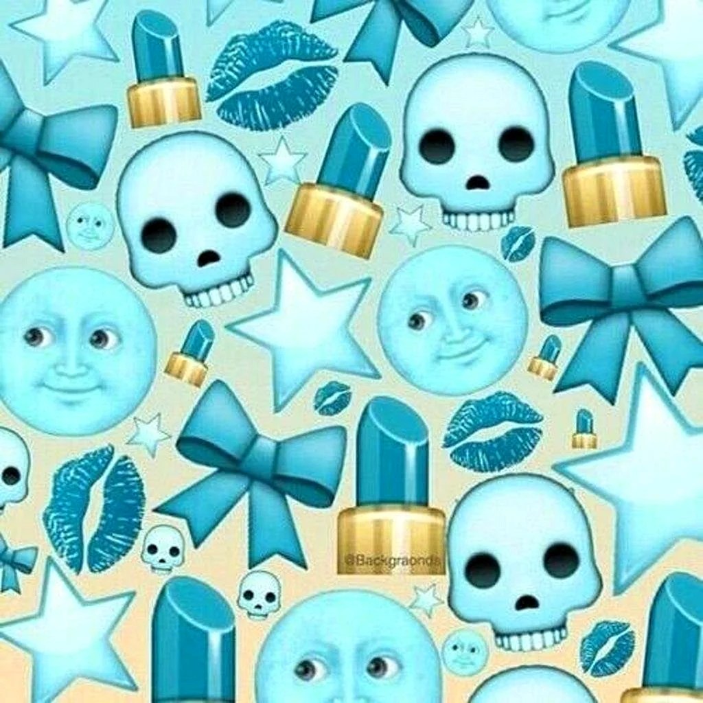 Blue Emoji Wallpapers Free Blue Emoji Backgrounds WallpapersHigh