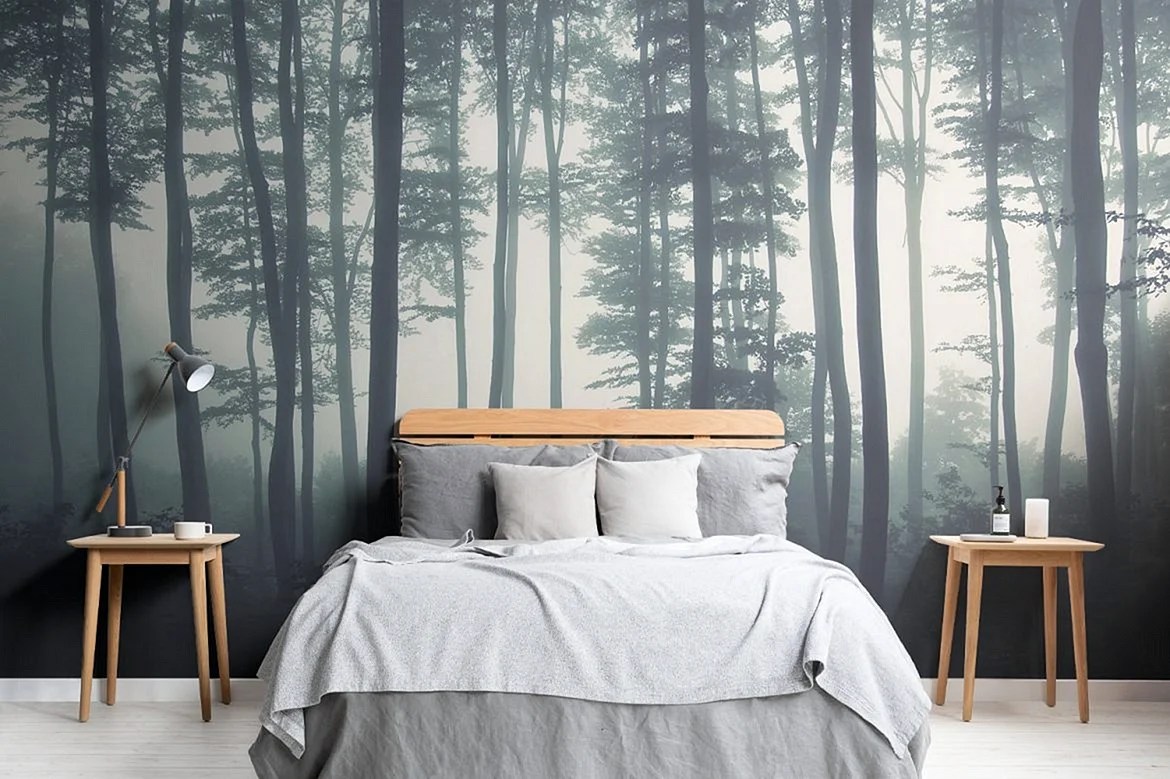Forest Wall Mural Wallpapers Free Forest Wall Mural Backgrounds