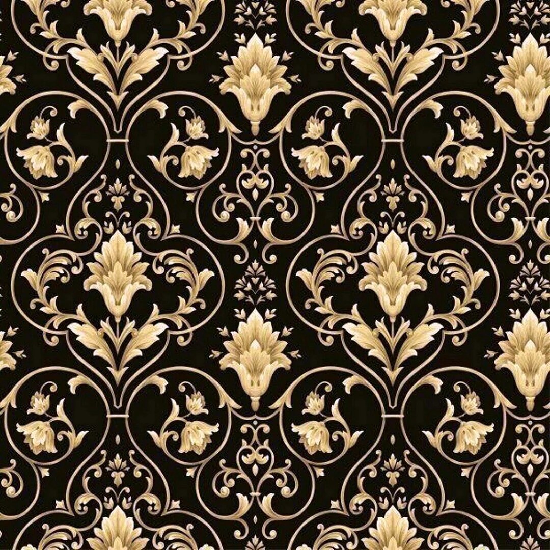 Black And Gold Damask Wallpapers Free Black And Gold Damask