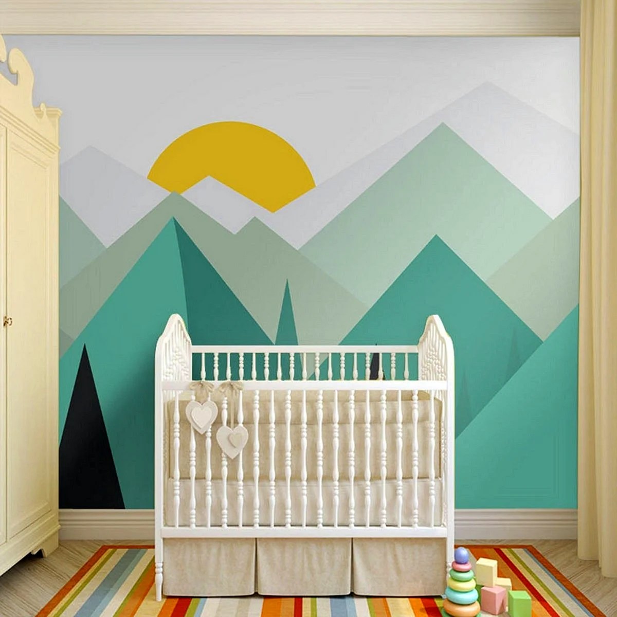 Nursery Wall Mural Wallpapers Free Nursery Wall Mural Backgrounds
