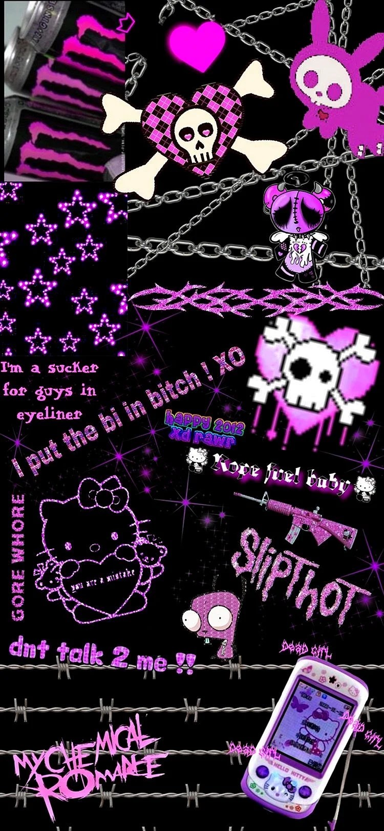Goth Hello Kitty Aesthetic Wallpapers Free Goth Hello Kitty Aesthetic