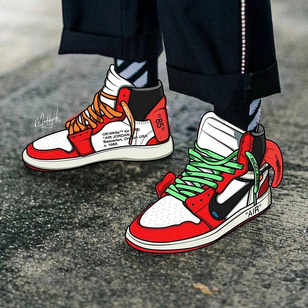 Cartoon Air Jordan 1 Wallpapers WallpapersHigh