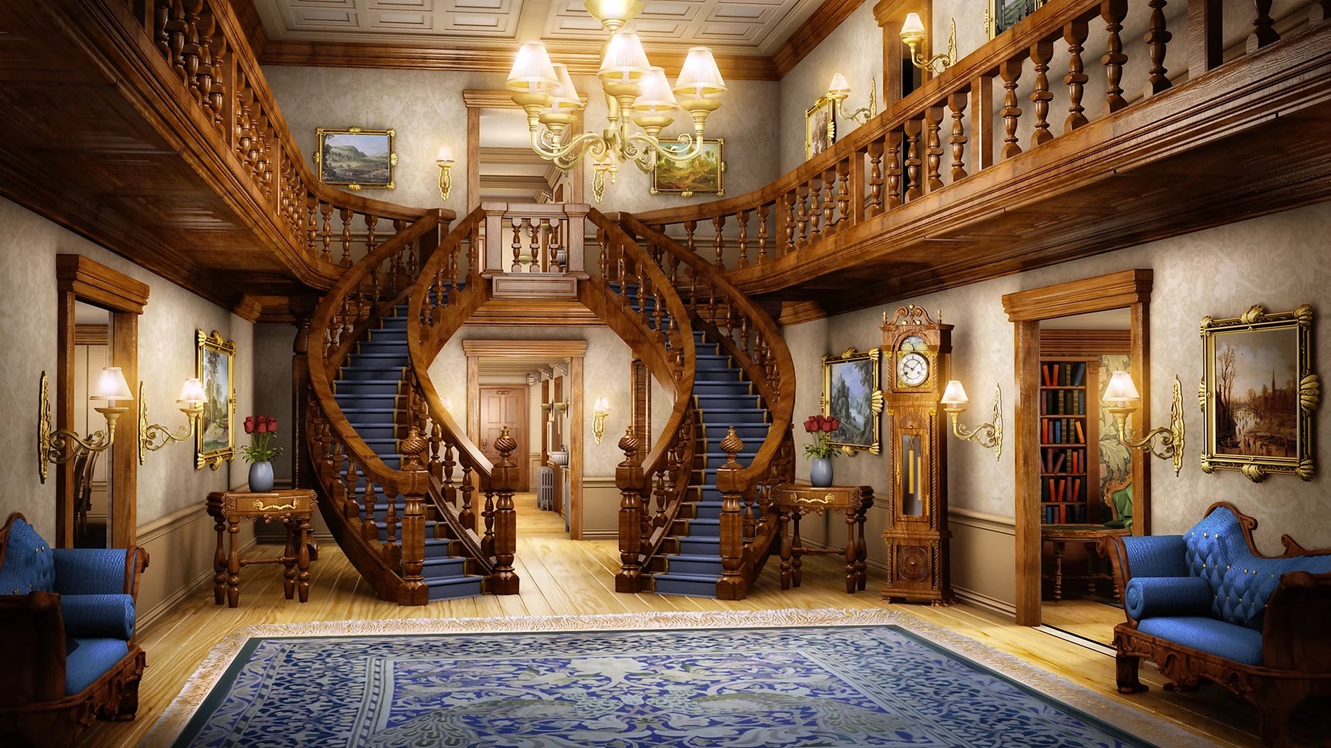 Hall Stairs And Landing Ideas Wallpapers Free Hall Stairs And Landing