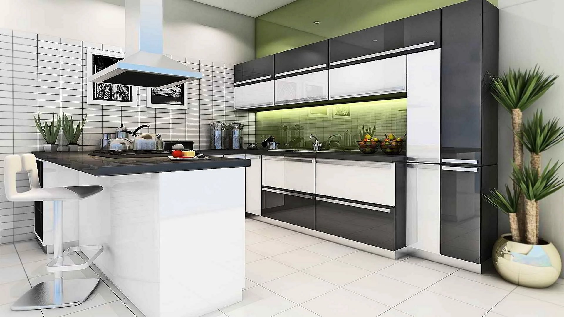 Download Modular Kitchen Design Wallpaper WallpapersHigh