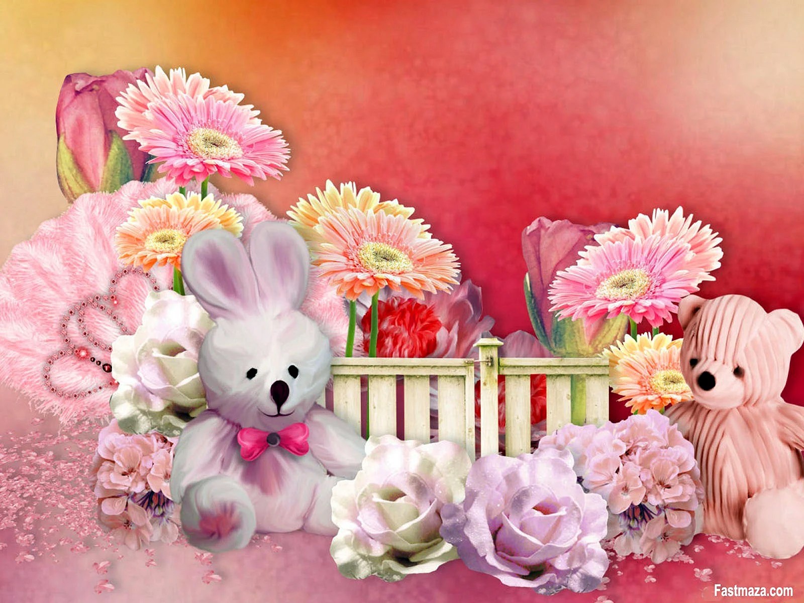 Attractive Pink Cute Teddy Bear Wallpapers Free Attractive Pink Cute