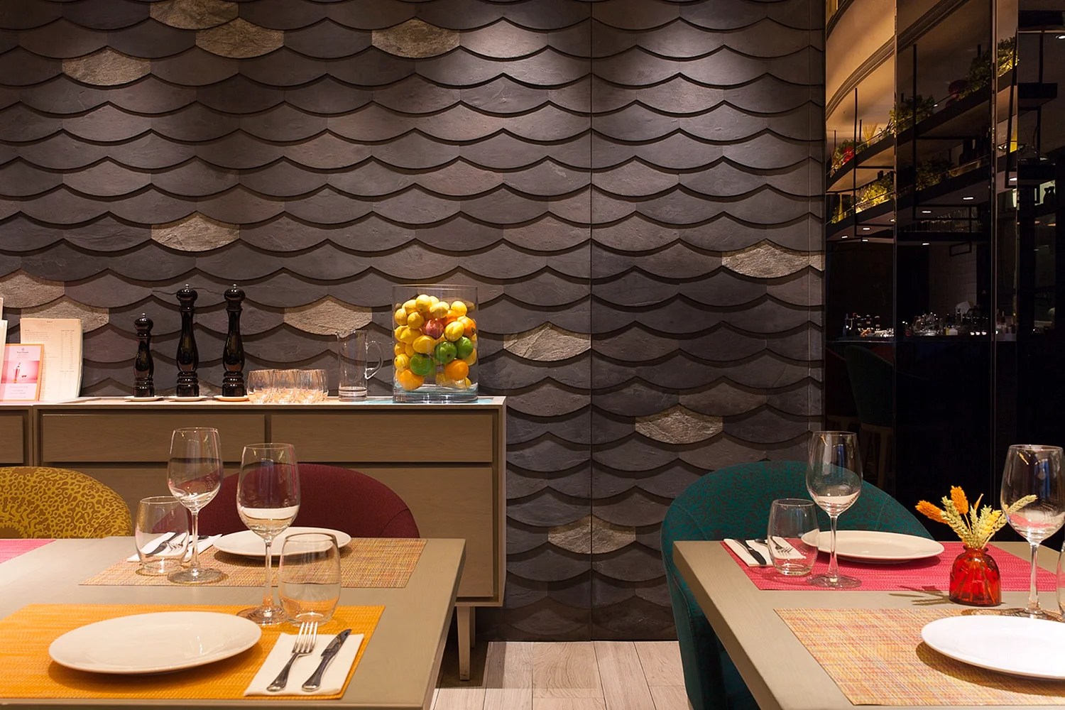 Restaurant Wall Design Wallpapers WallpapersHigh