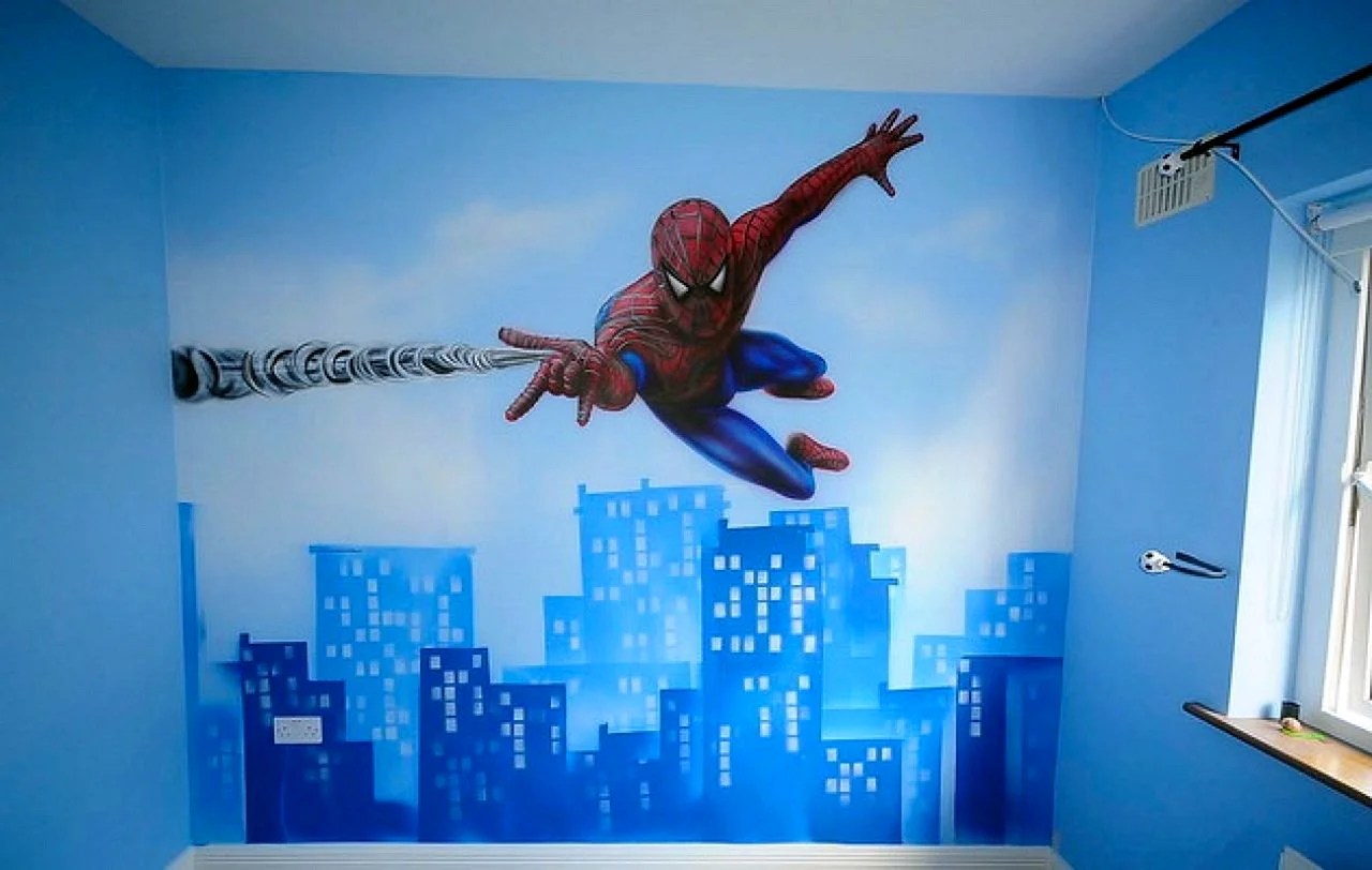 Spiderman Wall Mural Wallpaper Wallpapers High Resolution